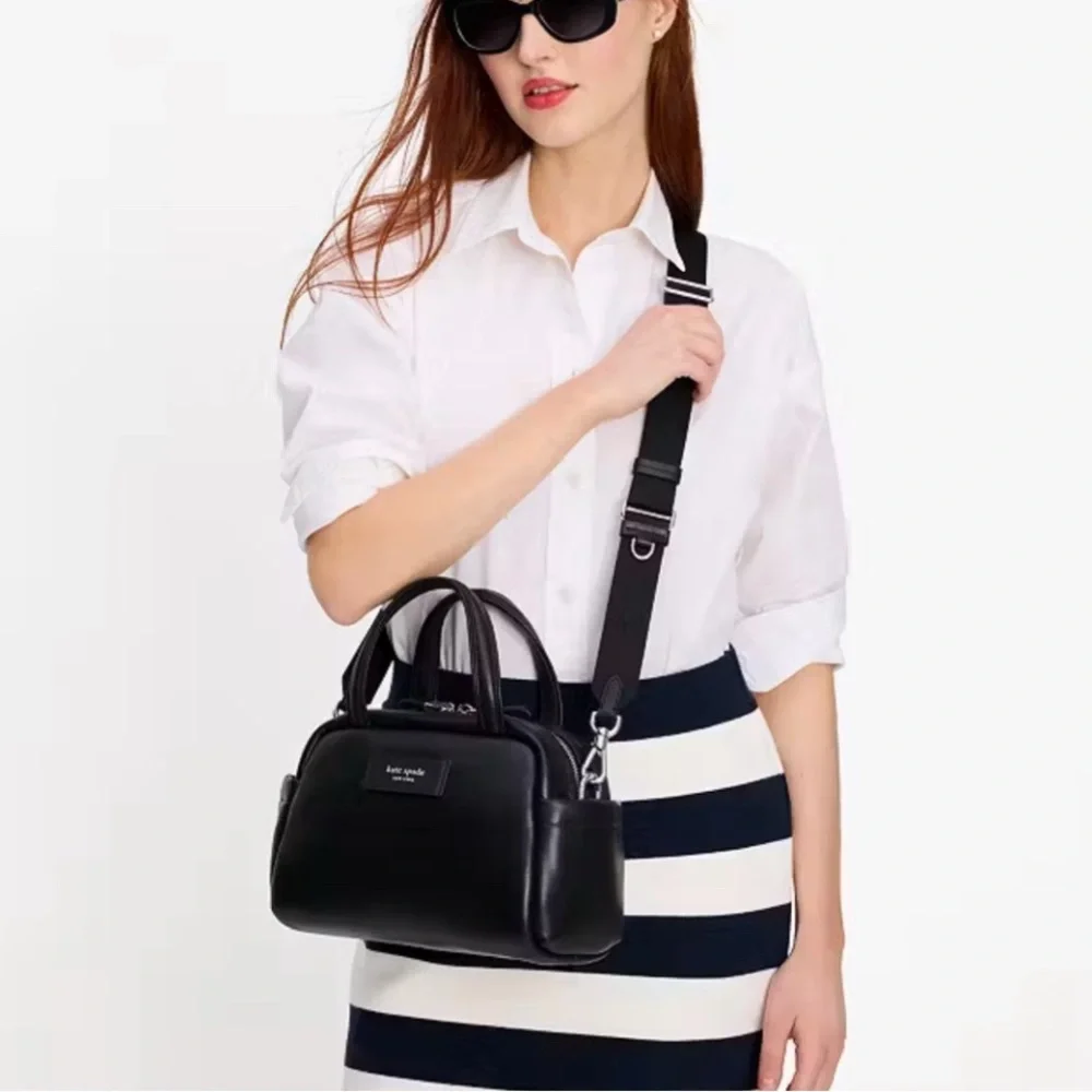 Kate Spade Puffed Satchel NWT Crossbody Black